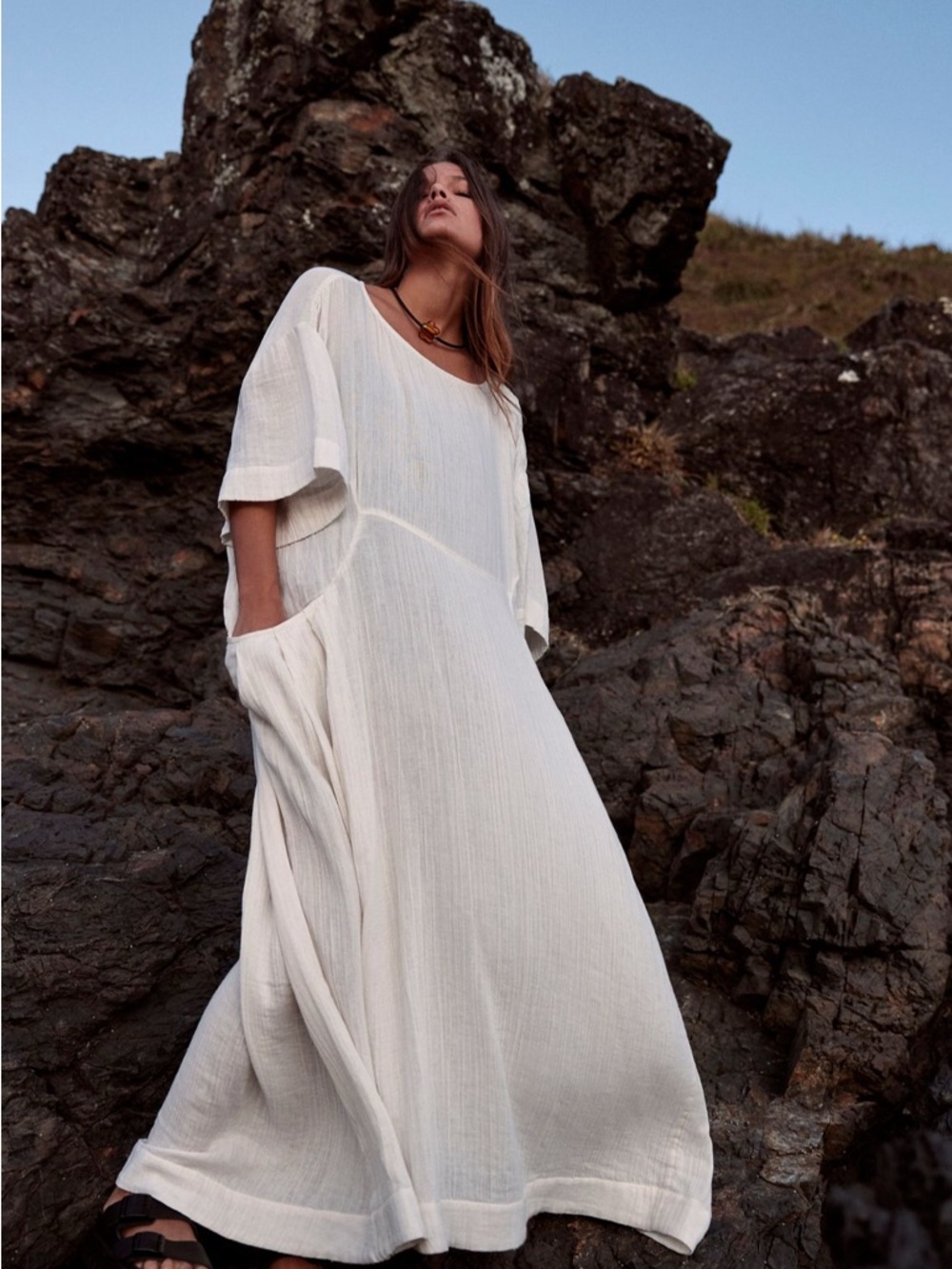 Free People Live Light Midi Dress